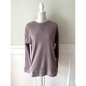Mono B NWT Waffle Knit Long Sleeve Pullover M